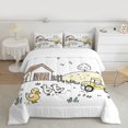 thumbnail image 2 of Homewish Kids Teens Cute Farmhouse Animal Duck Bedding Comforter Set 2pcs,Cartoon Truck Twin Comforter Sets Microfiber,Kawaii Cottage Cabin Breathable Bedding Set,Microfiber Bedroom Decor, 2 of 8