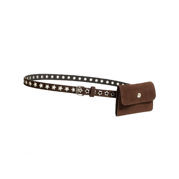 Giaone Practical Women Accessories Waist Pack Belt with Small Wallet Daily Essential