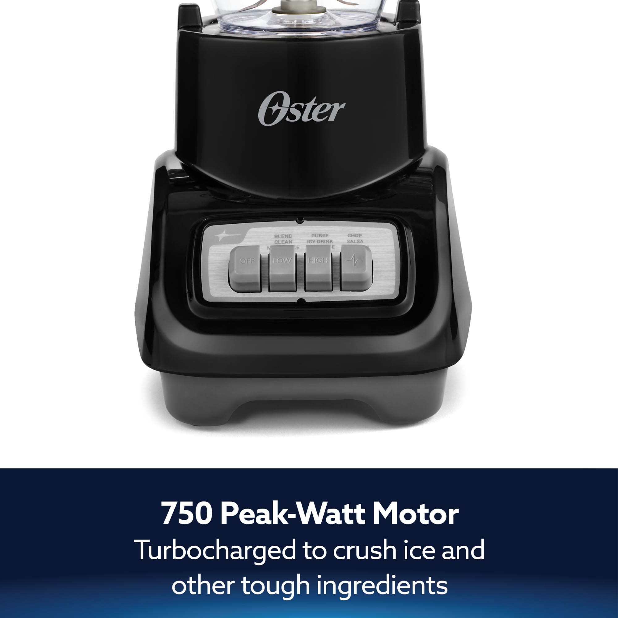 Oster Turbo 5-Speed 750W Blender, 54 Oz Jar, Black photo 3