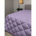 thumbnail image 2 of Mosaic Down Alternative Comforter, Polygonal Art Modern Times Layout in Minimalistic Colors, Microfiber Quilt for All Season, 5 Sizes, Yellow Charcoal Grey, by Ambesonne, 2 of 3