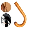 thumbnail image 6 of amagogo Umbrella J Handle Creative 10mm Easy to Install Stick Umbrella J Hook Handle Wood Brown, 6 of 9
