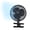 Black, variant on Comfort Zone 6" Portable Clip on Fan with Fully Adjustable Tilt, Black