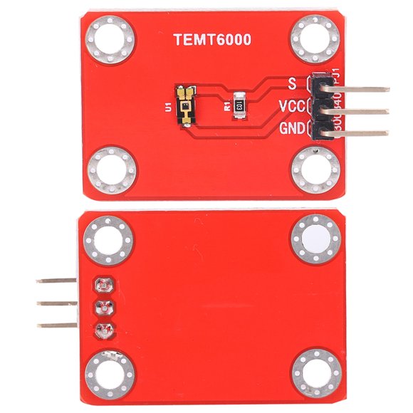 Luminosity TEMT6000 Ambient Light Sensor Module Analog Light Intensity Detection 1-5000Lux Illumination Range