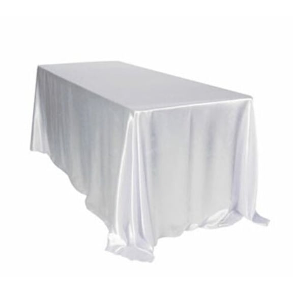 15 pack 90x132" Rectangular Satin Tablecloth Wedding Party Catering