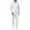 07# White, variant on Men's 2 Piece Tracksuits Fleece Pullover Sweatsuits Athletic Fit Jogging Hoodie Outfit Set White L