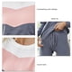 thumbnail image 5 of Ronda Masajeadores de cuello Top Pantalones loungewear 2 unidades contraste color manga larga cintura tie mujeres casual punto dormir, 5 of 6