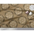 thumbnail image 2 of Soimoi polyester Crepe Fabric Damask Ethnic Print Fabric by the Yard 52 Inch Wide, 2 of 3