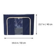 thumbnail image 3 of Foldable Clothes Orgnizer Storage Bag Closet Baskets Comforter Quilt Easy Open Clothing Bags, 3 of 5