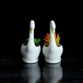 thumbnail image 4 of White Ceramic Swan Flowerpot Succulent Flower Planter Swan-Shaped Pots, 4 of 7