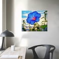 thumbnail image 3 of Nawypu Heavenly Blue Morning Glory Canvas Wall Art, 3 of 4