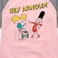 thumbnail image 3 of Hey Arnold! - Bust Buds - Toddler And Youth Girls Raglan Graphic T-Shirt, 3 of 4