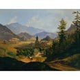 thumbnail image 3 of Anton Schiffer 14x12 Black Modern Framed Museum Art Print Titled - The Josephsberg Near Mariazell, 3 of 5