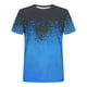 thumbnail image 4 of Camisetas de Manga Larga para Hombres Imprimir Fallow Cuello Redondo Camiseta, Moda Casual Manga Corta Mezcla de Algodón/Lino, 4 of 9