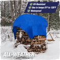 thumbnail image 3 of Tarp Rugged Rhino para todo tipo de clima, 100% impermeable, 9 x 12 pies, azul, 3 of 9