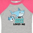 thumbnail image 4 of Inktastic My Great Uncle Loves Me with Cute Sharks Boys or Girls Baby Bodysuit, 4 of 5