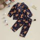 thumbnail image 3 of Suefunskry-Conjunto de pijamas navideños para chico y niña, Tops de manga larga con estampado de alces, pantalones largos, traje de salón, ropa de dormir para el hogar, 2 uds., 3 of 4