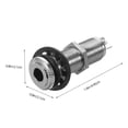 thumbnail image 2 of Shisuyan Silver Bass Guitar Barrel Jack Socket Input Plug For Stable Signal Transmission And Enhanced Sound Quality, 2 of 8
