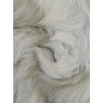 thumbnail image 5 of INSPIRE CHIC Faux Fur Shawl for Women's Wedding Collared Cape for Bridal Bridesmaids Gown Evening Jackets XS White Grey, 5 of 6