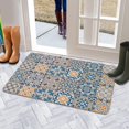 thumbnail image 5 of Bohemian Retro Diamond Pattern (3) Door Mat Welcome Door Mat for Front Door, Home Entrance, Yard, Floor, Patio, Non Slip Spring Summer Welcome Mat Indoor Outdoor Doormat 30"*17", 5 of 6