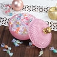 thumbnail image 3 of Botes de cristal para joyas, color rosa Joeyan, 350 ml/12 oz, con tapa, 3 of 9