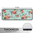thumbnail image 5 of Kitchen Rugs Sets Of 2,Pioneer Flower Floral Print Pattern Anti Fatigue Kitchen Mat Rugs Non Slip Washable,Decorative Kitchen Floor Mats for Kitchen,Sink,Laundry,17"x47"+17"x47", 5 of 5