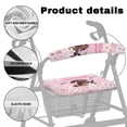 thumbnail image 5 of HELLHERO Dachshund Flowers Rollator Seat Cover Rollator Walker Seat and Backrest Rollbar Covers Set & Machine Washable with Comfortable, 5 of 7