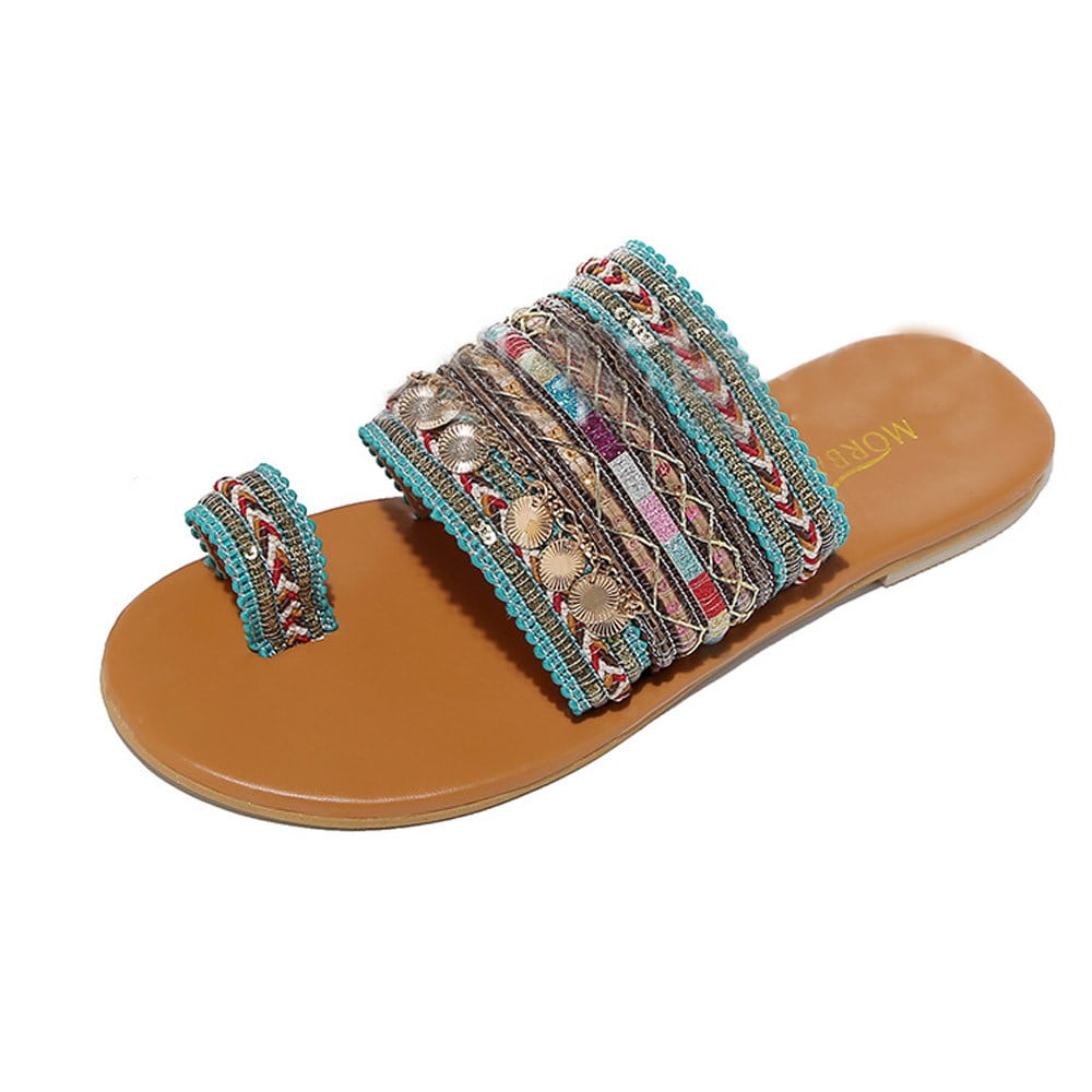 asdoklhq Women's Slippers,Women Artisanal Sandals Flip-Flops Handmade ...