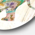 thumbnail image 3 of Designart 'Boho Paisley Elephant II vII' Art Mural Rond en Métal Traditionnel - Disque de 36, 3 of 5