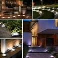 thumbnail image 4 of Solar Ground Lights 8 Packs, 8 LED Solar Garden Lights, Outdoor Solar Disk Lights Outdoor In-ground Landscape Lights for Pathway Yard Walkway Patio Lawn Path (Cold White), 4 of 7