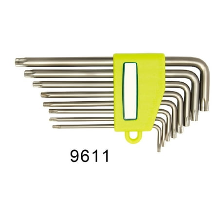 

7/8Pcs/set L Key Hexagonal Wrench Chromium-vanadium Steel Torx Star Head Wrench Hand Tools 9611
