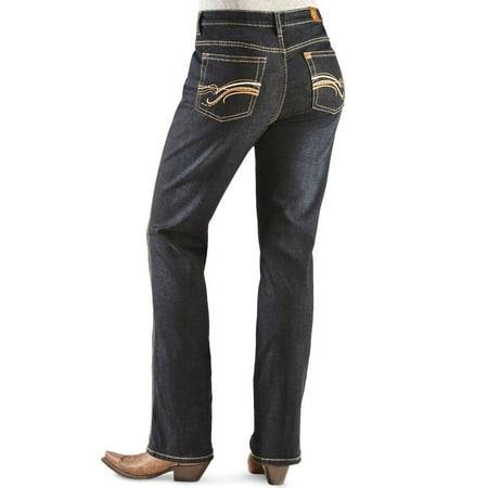 wrangler - wrangler women's aura slimming stretch jeans - wut74bt ...