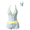 Blue001, variant on Y2k Vintage 2 Pieces Bikini Set Coquette Halter Tankini Top with Shorts Whimsy Polka Dot Beach Swimsuit Vacation Outfit 2026