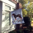 thumbnail image 2 of Carolines Treasures CK3617CHF Rottweiler Bienvenue Drapeau Toile Taille Maison, 2 of 4