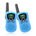thumbnail image 1 of Zootealy Outdoor Adventure Kids Walkie Talkies Set with Long Range Coverage and Ultra Clear Sound - 2 Pack Blue Walkie Talkies for Children - Easy to Use Compact Design with Flashlight - Perfect for, 1 of 6