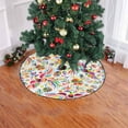 thumbnail image 2 of FMSHPON Birds Xmas Christmas Tree Skirt Stand Mat for Holiday Party Decoration Indoor Outdoor 36 inches, 2 of 3
