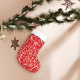 thumbnail image 7 of Daiia Beef Print Christmas Stocking，18"Large Knitted Xmas Stocking for Kids, Family Stocking for Fireplace Christmas Holiday Party Decoration, 7 of 7