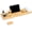 Modern Bamboo Finish, variant on Teak Bathtub Tray, Bath Caddy with Wine Glass Holder, Phone Dock & Book Stand | Hands-Free Reading & Ultimate Spa Relaxation Experience-Natural