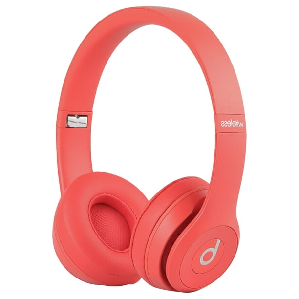 Restored Beats by Dr. Dre Solo3 Bluetooth OnEar Headphones, Red, MX472LL/A [Refurbished