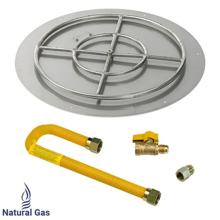 Afg Match Light Fire Pit Round Flat Pan Ng 30 Pan 24 Burner