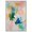 Silver Frame, variant on Fluent Spectrum Brush Canvas Modern Color Abstract by Art Remedy, Gold Frame, 10" x 15"