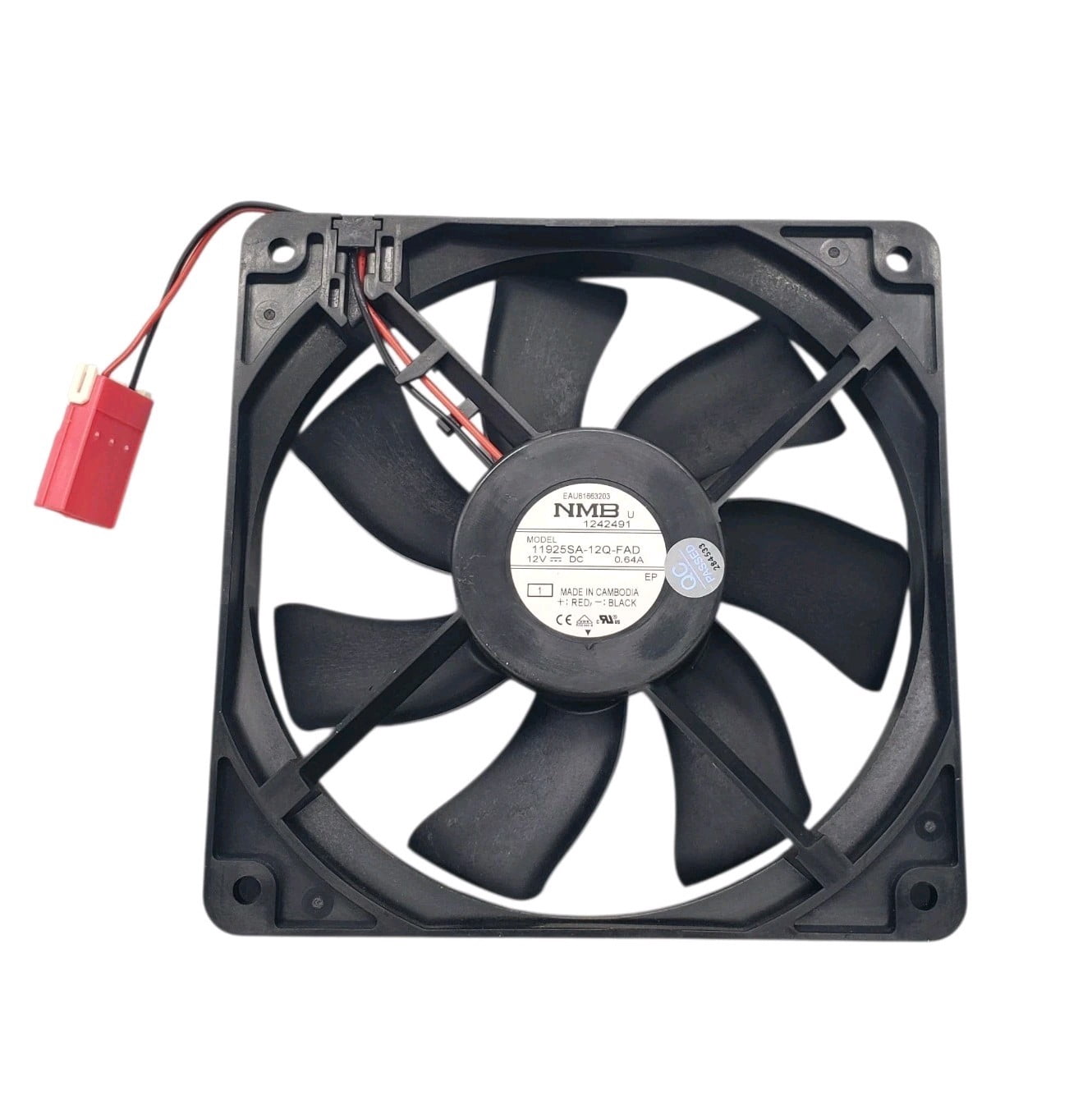 Open Box New OEM Replacement for LG Washer/Dryer Stack DC Cooling Motor EAU61663203