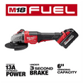 thumbnail image 2 of Milwaukee 2980-22 M18 FUEL 4-1/2"-6" NoLock Braking Grinder w/ Paddle Switch, 2 of 10