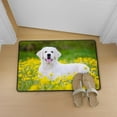 thumbnail image 4 of Dreamtimes Doormat Beautiful Golden Retriever Dog Lying Outdoors Lightweight Non Slip Indoor Outdoor Entryway Rugs Floor Mat for Bathroom Kitchen Entrance 31x20in, 4 of 6