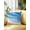 Blue, variant on Outdoor Pillows Waterproof, Teal Blue Beach Coastal Throw Pillows with Inserts Included, Summer Nautical Seaside Ocean Ombre Indoor Outdoor Decorative Lumbar Pillow for Bed/Couch/Patio 12"x20", 1Pcs