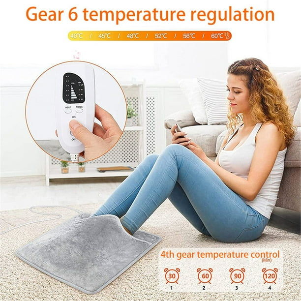 Heiheiup Home And Office Use Electric Foot Warmer Electric Heating Pad For Feet Back Abdomen Cramps Bed Walmart