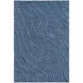 thumbnail image 4 of Safavieh Florida Tabitha Geometric Waves Shag Area Rug, Light Blue / Blue, 5'3" X 7'6", 4 of 6