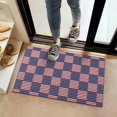 thumbnail image 2 of Red White and Blue Star Striped Pattern Door Rugs,Washable Non Slip Door Mats Indoor,Decorative Door Mats,Entry Mat Indoor for Entrance,Bedroom,Kitchen,Bathroom,16"x24", 2 of 6