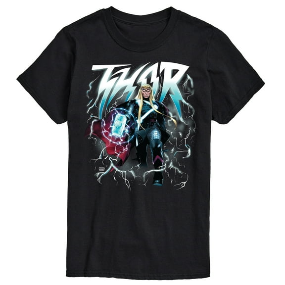Marvel Thor - Lightning - Men's Short Sleeve Graphic T-Shirt