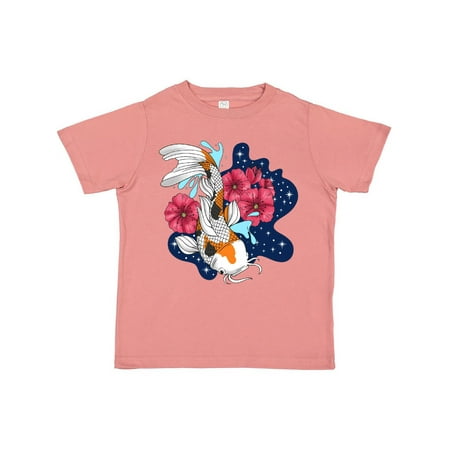 

Inktastic Japanese Koi Fish Pond with Stars Gift Toddler Boy or Toddler Girl T-Shirt