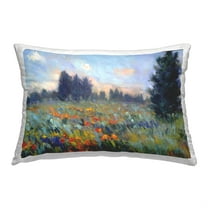 Stupell Industries Meadow Flower Field Decorative Printed Throw Pillow, 14 x 20